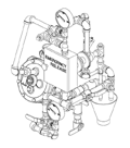 (Stainless Steel) 1-1/2" & 2" (DN40 & DN50) Model F-1 Deluge Valve Vertical Conventional Trim