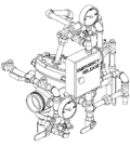 2-1/2" & 3 (DN65 & DN80) Model F Deluge Valve Horizontal Conventional Trim