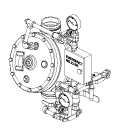 Model J Straight Through Flow Control Valve Vertical Conventional Trim Chart, 4" (100 mm)