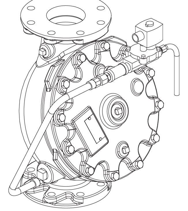 3" - 8" (DN80 - DN200) Vertical Solenoid Operated Flow Control Valve