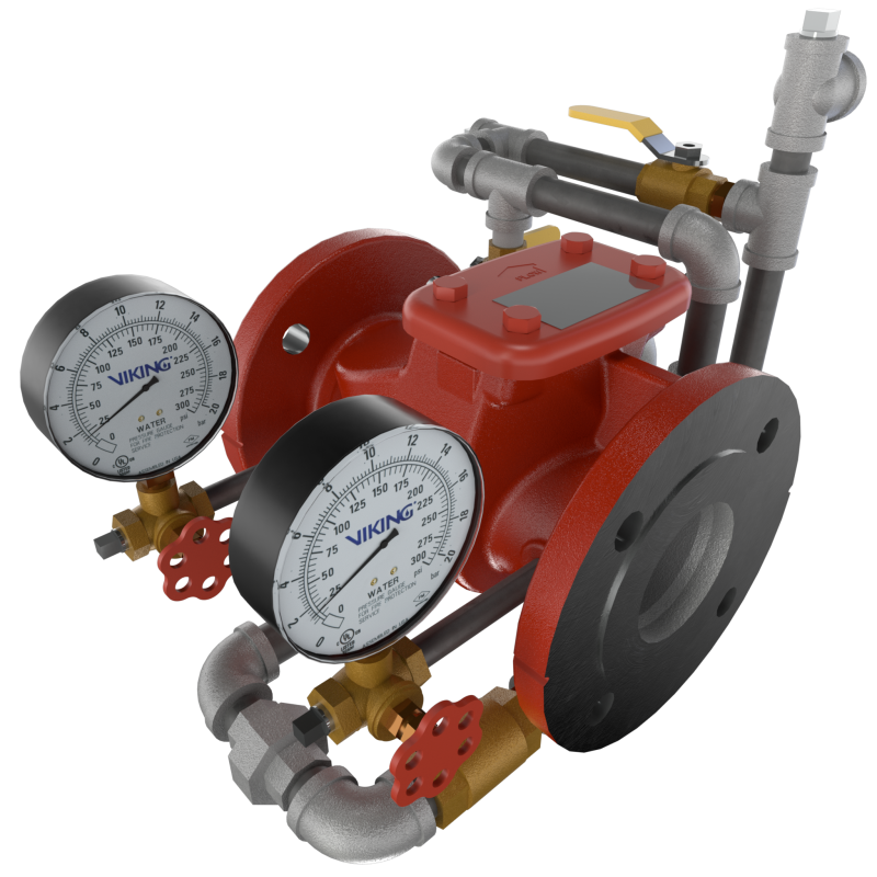 Alarm Check Valve Horizontal Trim (Model J-1)