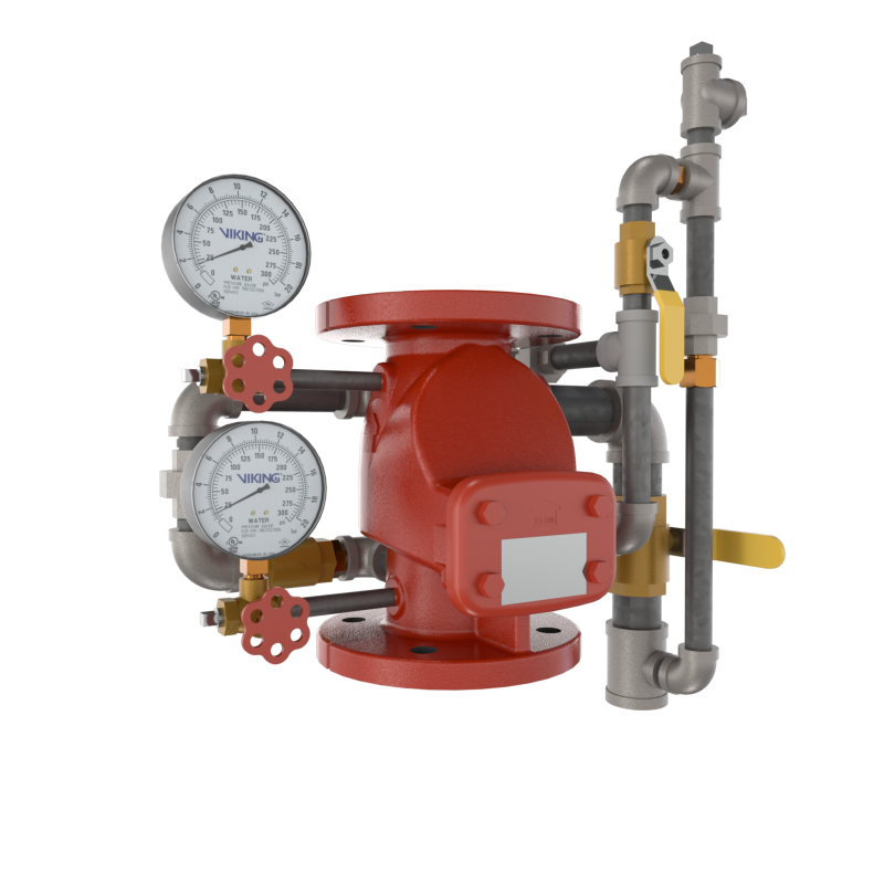 Alarm Check Valve Vertical Trim (Model J-1)